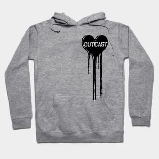 Outcast Dripping Heart Hoodie